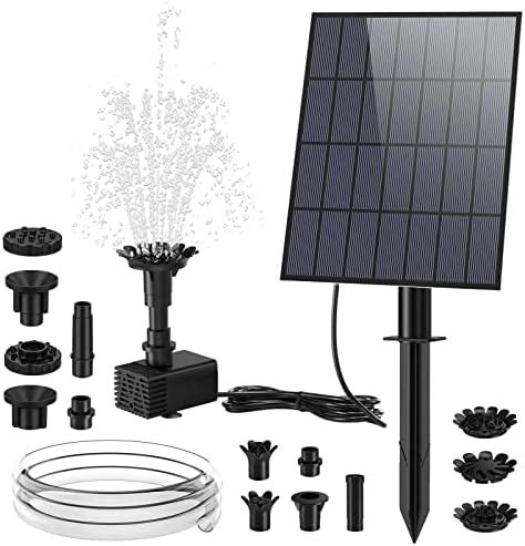 Solar Fountain DIY Solar Springbrunnen 3 5W Mit 1 5M Wasserleitung Und