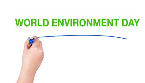 World Environment Day Word Write On White Background Stok Fotoğraflar