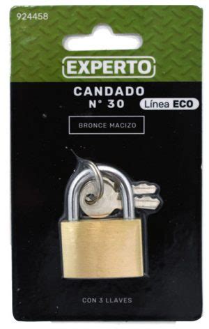 CANDADO BRONCE ECONOMICO 30MM Balbico Distribuidor Mayorista De