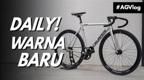 Rakit Dan Review Sepeda Fixie Tsunami Snm Paket Hemat Warna Baru