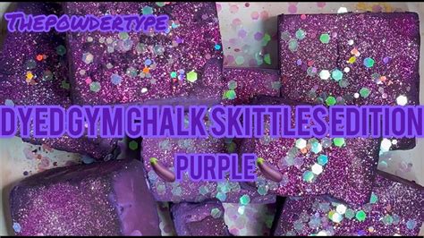 Thepowdertypedyed Gym Chalk Skittles Edition Purple Oddly