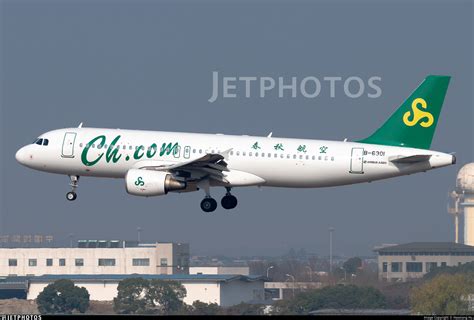 B 6301 Airbus A320 214 Spring Airlines Haoxiang Hu JetPhotos