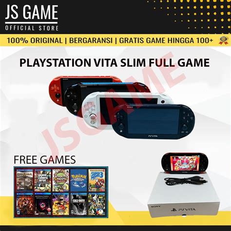 Jual Ps Vita Psvita Slim Cfw Henkaku Full Games Shopee Indonesia