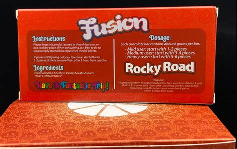 Fusion Magic Mushroom Chocolate Bars Psychedelics Adventure