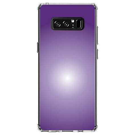 Distinctink Clear Shockproof Hybrid Case For Samsung Galaxy Note 8 Tpu Bumper Acrylic Back