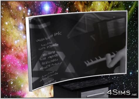 Simsung Hd 4k Curved Tv By Sim4fun At Sims Fans Sims 4