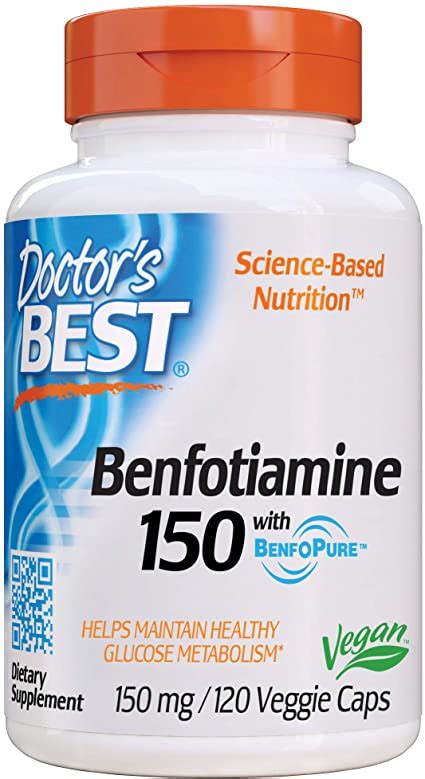 Doctor S Best Benfotiamine With BenfoPure 150mg 120 Vcaps E Vitamina Gr