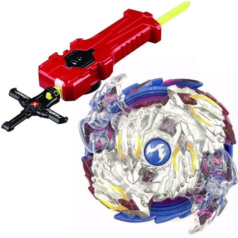 Lanzador TOUPIE BURST BEYBLADE B97 Nightmare Longinus W Arranque De B