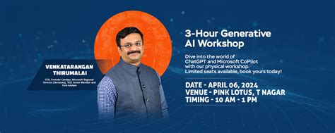 The Power of Generative AI: Join Our Exclusive Physical Workshop on ...