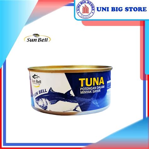 Jual SUN BELL Sunbell Tuna Chunk In Vegetable Oil 185 Gr Shopee Indonesia