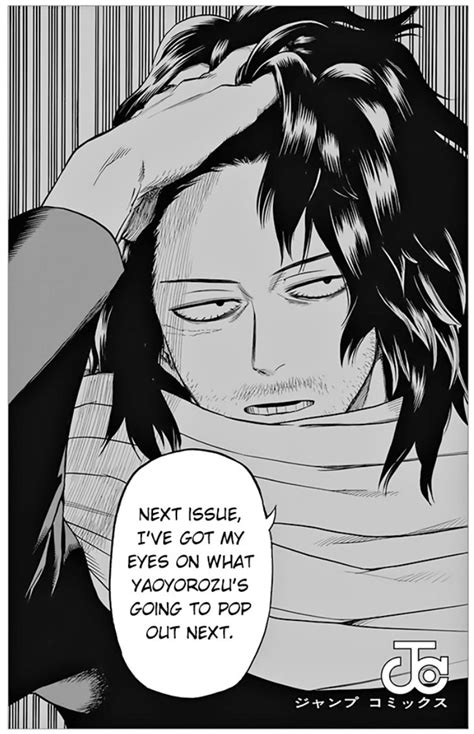 Shouta Aizawa My Hero Academia Manga My Hero Academia Eraserhead My