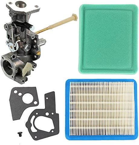 Fuel Li 498298 Carburetor 491588 Air Filter Kit For Briggs Stratton