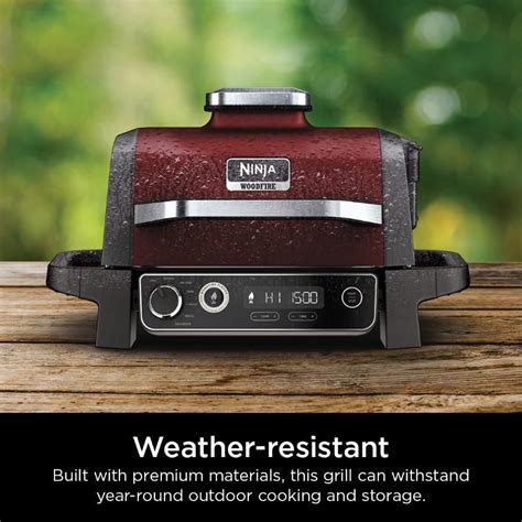 Ninja Woodfire Grill Red W Collapsible Grill Stand Og Rd