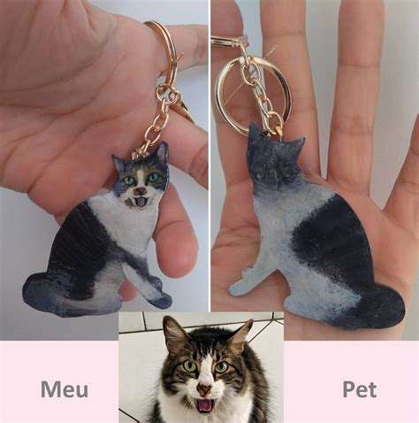 Chaveiro Pet Personalizado eternize o seu animal de estimação