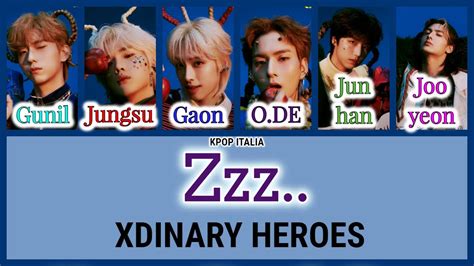 Xdinary Heroes Zzz Color Coded Sub Ita Youtube