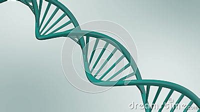 DNA Structure 3D Animation For Medical Research And Biology Genetic