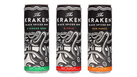 The Kraken Rum Cocktails rendered by Steven Noble :: Behance