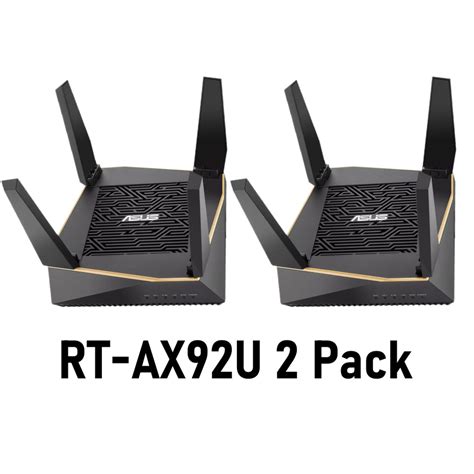 ⚡️กรุงเทพฯด่วน1ชั่วโมง⚡️ Asus Rt Ax92u Wireless Ax6100 Tri Band Wifi 6 รับประกันสินค้า 3 ปี