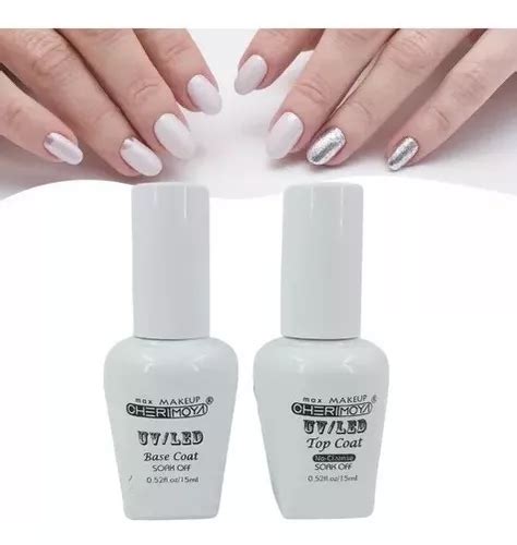 Base Coat Top Coat Permanente 15ml Cherimoya Cuotas sin interés