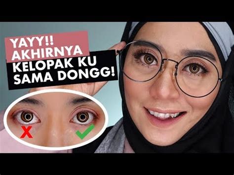 Tutorial Makeup Daily Atau Pergi Ke Mall Bagaimana Menyamakan Kelopak