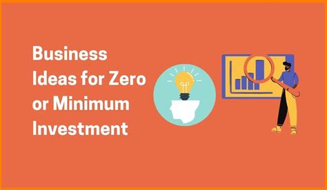 List Of Top Business Ideas With Zero Or Minimal Capital Investment