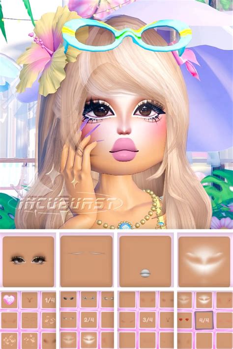 Dress To Impress Gyaru Makeup Look In Dress To Impress