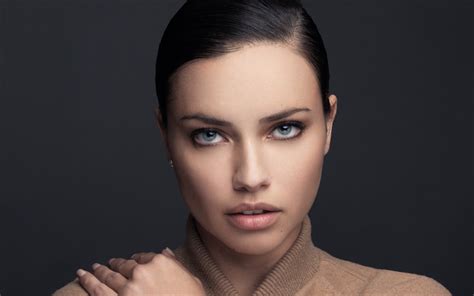 Download wallpapers Adriana Lima, portrait, face, photoshoot, brazilian supermodel, brazilian ...