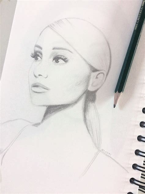 Ariana Grande Drawing Easy