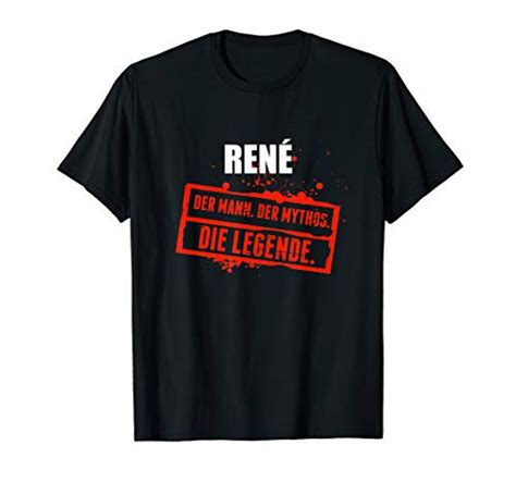 Compare Prices For Vorname Rene Geschenke T Shirts Across All Amazon