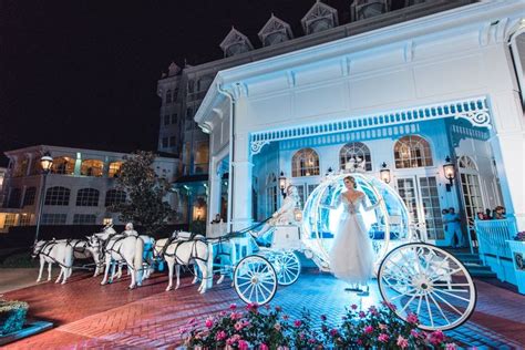 Disney Bride and Cinderella's Coach | Disney bride, Disney fairy tale weddings, Disney wedding