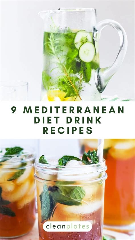 9 Mediterranean Diet Drink Recipes For Healthier Sips Diet Drinks