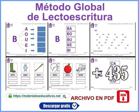 M Todo Global Pdf Descargar Material Educativo Ense Ar A Leer