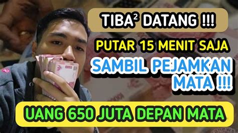 PUTAR 15 MENIT JANGAN PANIK JIKA ADA UANG BANYAK DI BAWAH BANTAL