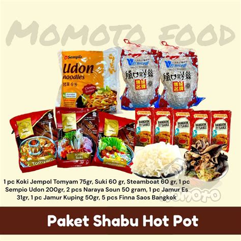 Jual Paket Shabu Hot Pot Super Komplit Suki Steamboat Tiga Rasa