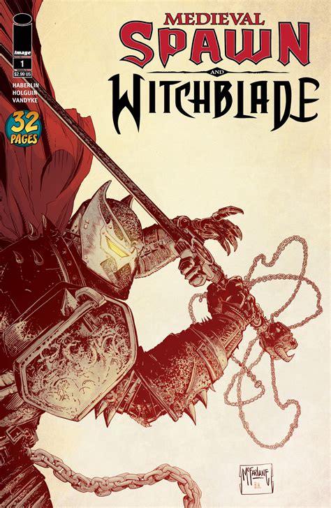 Medieval Spawn And Witchblade 1 Mcfarlane Cover Fresh Comics