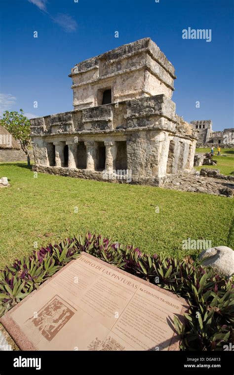 Temple Of The Frescoes Mayan Ruins Of Tulum Quintana Roo