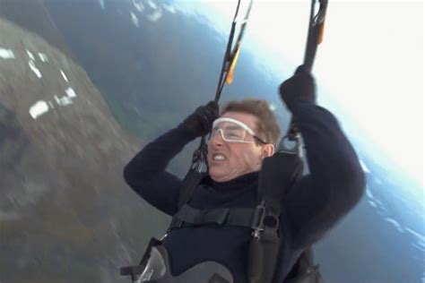 Tom Cruise Rode An Actual Motorcycle Off An Actual Cliff For Mission