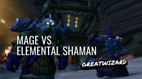 WoW Classic Mage Vs Elemental Shaman Duels YouTube