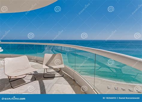 Ocean View Balcony Stock Photos - Image: 18266693