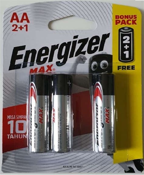 Jual Energizer Max AA A2 Baterai 2 1 Pcs Di Seller Epicerie