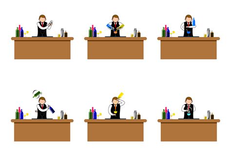 Free Barman Vector 103074 Vector Art At Vecteezy