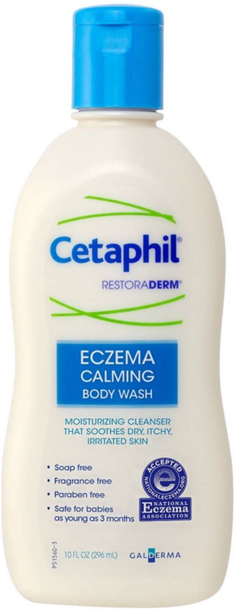 Cetaphil Eczema Calming Body Wash 10 Oz Pack Of 3