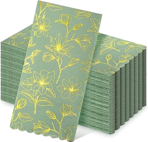 Amazon 100 Pcs Sage Green Napkins Disposable Cocktail Pastel Party