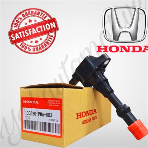 30520 PWA 003 IGNITION COIL FRONT HONDA CITY SEL JAZZ SAA IDSI PLUG