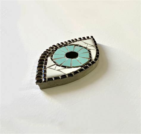 Outdoor Evil Eye Mosaik Wandkunst Evil Eye Mosaik Malerei Boho Evil