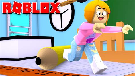 Roblox Escape Shrunken School Obby With Molly YouTube