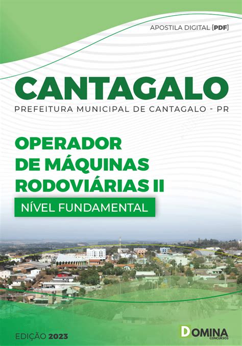 Apostila Cantagalo PR 23 Op Máquinas Rodoviária II Domina