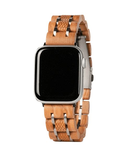 Wood Apple Watch Bands All Series Bobo Bird