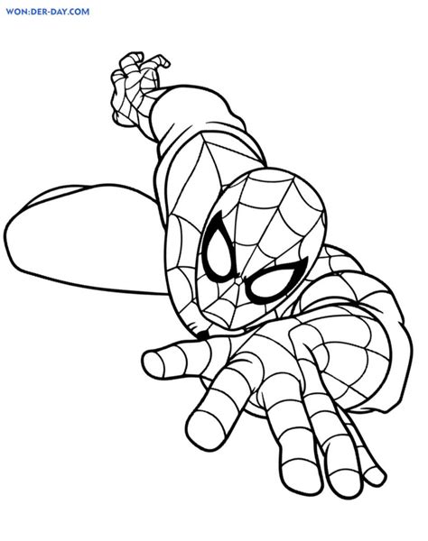 Disegni Di Spiderman Da Colorare Wonder