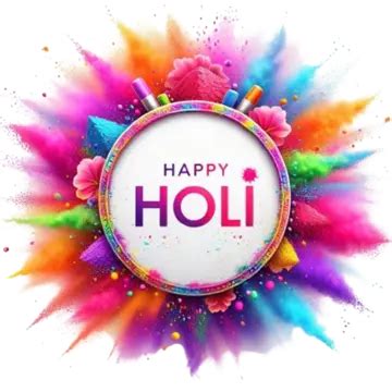 Indian Holi Traditional Festival Of Colors Card Indian Holi